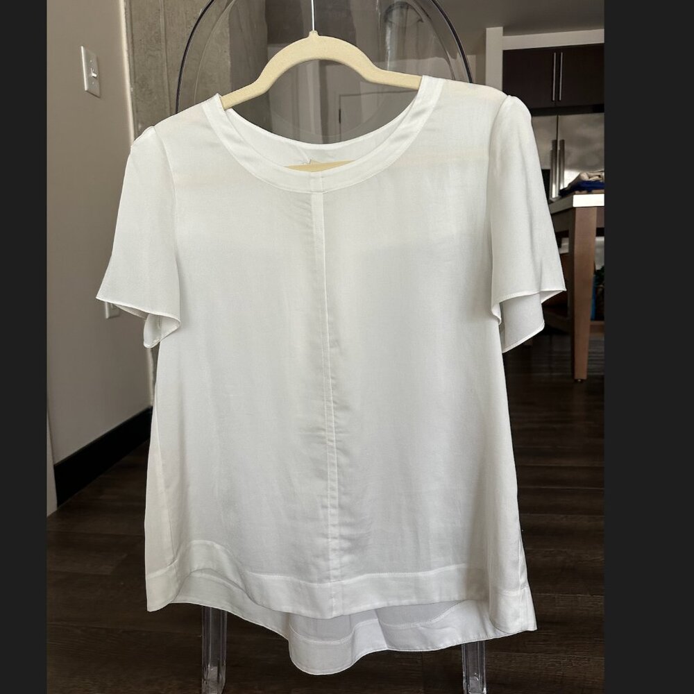 J. Crew Factory White Blouse